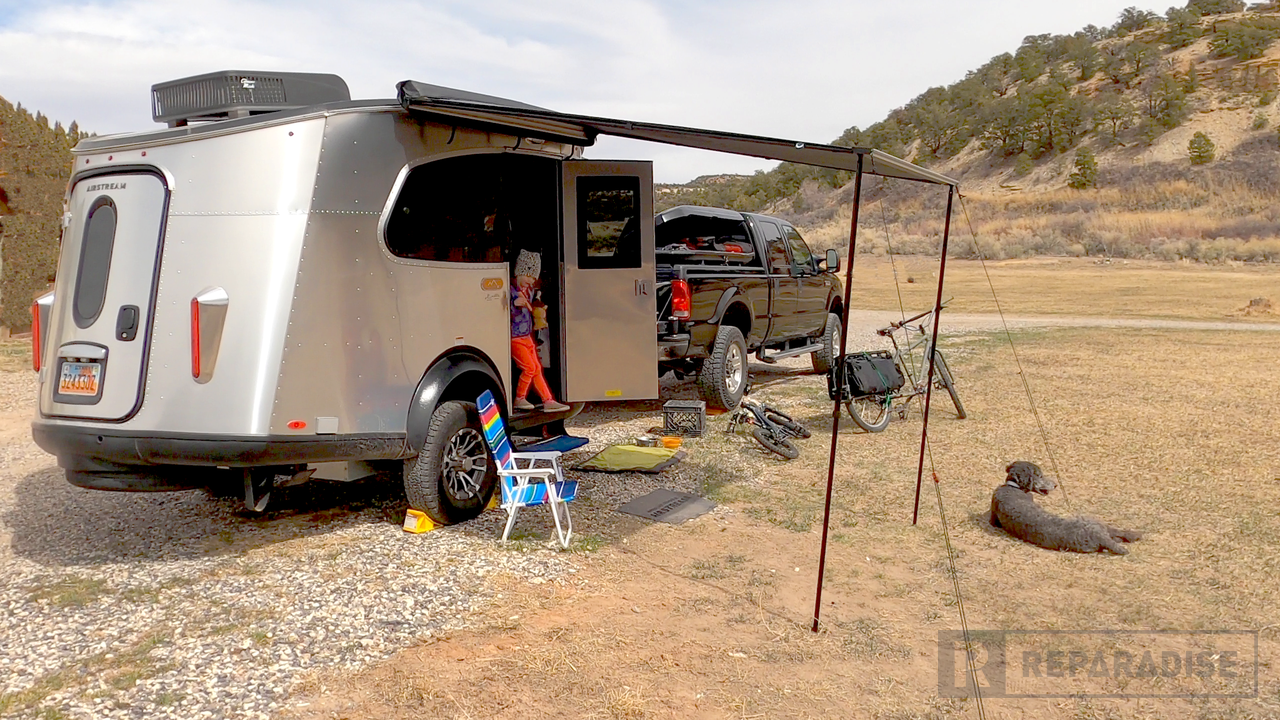 Airstream Basecamp Awning & Mounting Kit with OVS Nomadic 2.0 Reparadise